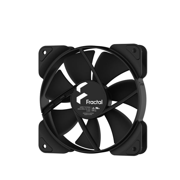 Miniatyrbild 2 av 3: Fractal Design Aspect 12 PWM Datorväska Fan 12 cm Svart 1 styck