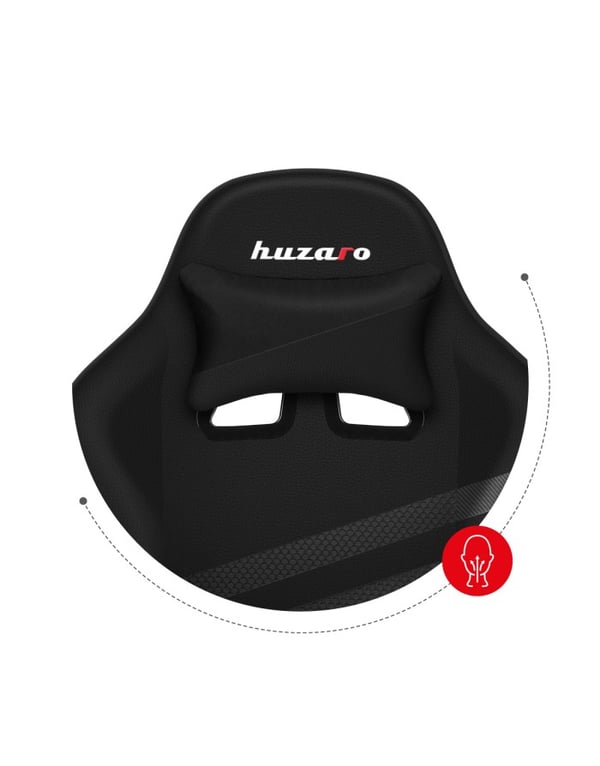Huzaro FORCE 4.4 CARBON PC gamingstol Spand (vugge) sæde Sort, Kulfiber