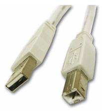 C2G USB 2.0 A/B Cable 2m USB-kabel 2,01 m USB A USB B Hvid
