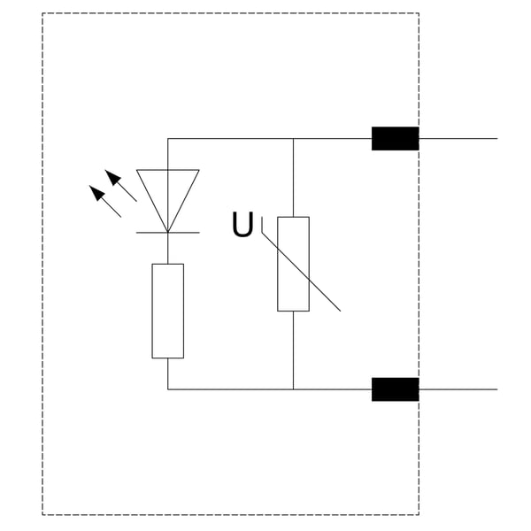Siemens Varistor m.LED,AC24-48V,DC12-24V