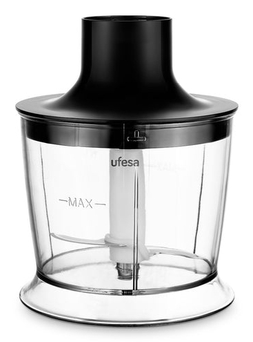 Miniatyrbillede 4 af 6: Ufesa Mars 1200 Max Nedsænkning blender 1200 W Sort, Rustfrit stål