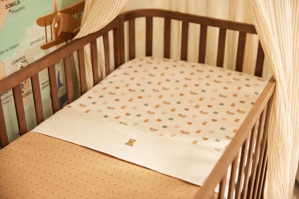 Jollein 002-005-68228 sengebaldakin & -drapering Beige Polyester, Bomuld