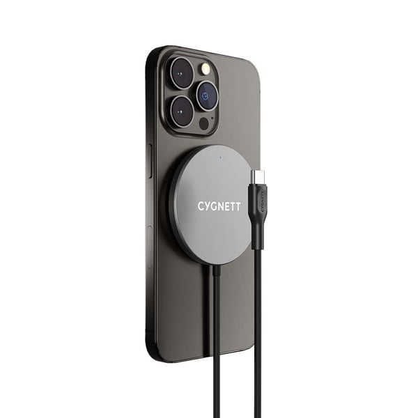 Miniatyrbillede 2 af 5: Cygnett CY3757CYMCC oplader til mobil enhed Smartphone Sort USB Trådløs opladning Indendørs