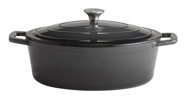 Miniatyrbillede 1 af 2: APS-Germany 88309 bradepande 5 L Støbejern, Rustfrit stål