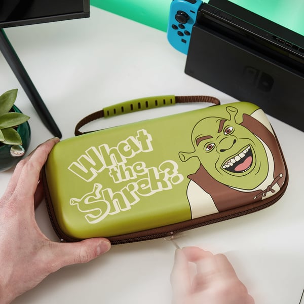 Miniatyrbillede 6 af 6: Numskull Games NS4289 transportabel spillekonsol etui Lommeetui Nintendo Brun, Grøn