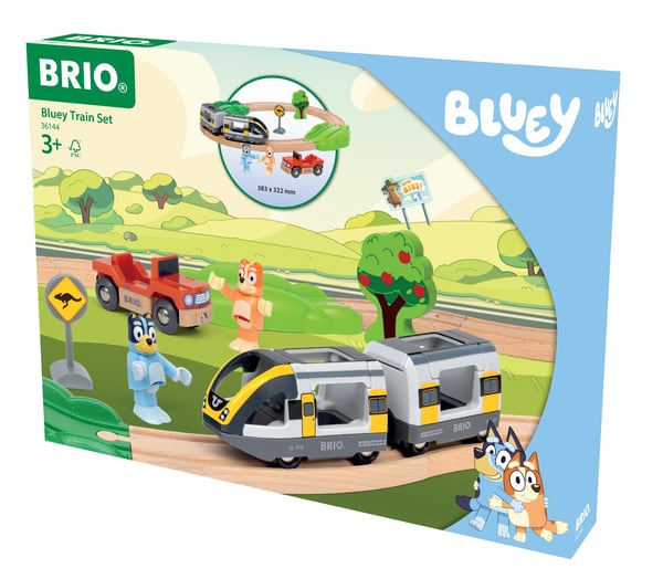 Miniatyrbillede 3 af 11: BRIO Bluey Togbane-sæt