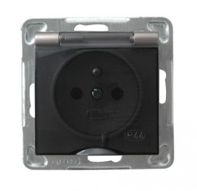 Ospel GPH-1YZ/m/23/d stikkontakt Titanium