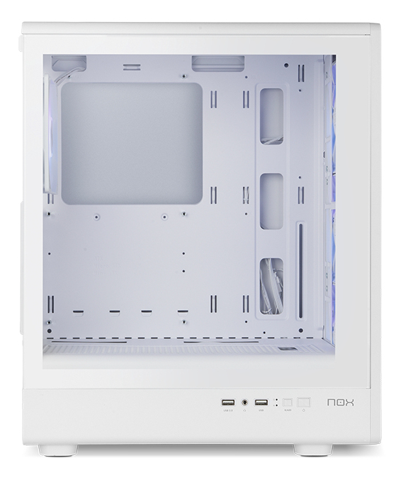 NOX Infinity IOTA Midi Tower Hvid