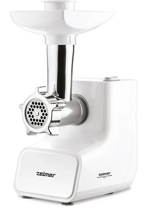 Zelmer ZMM3511B köttkvarn 1500 W Silver, Vit