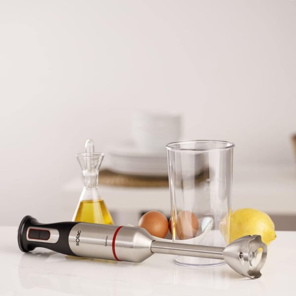 Solac BA5609 PRO CHEF 1200 1 l Mixer för matlagning 1200 W Svart, Rostfritt stål