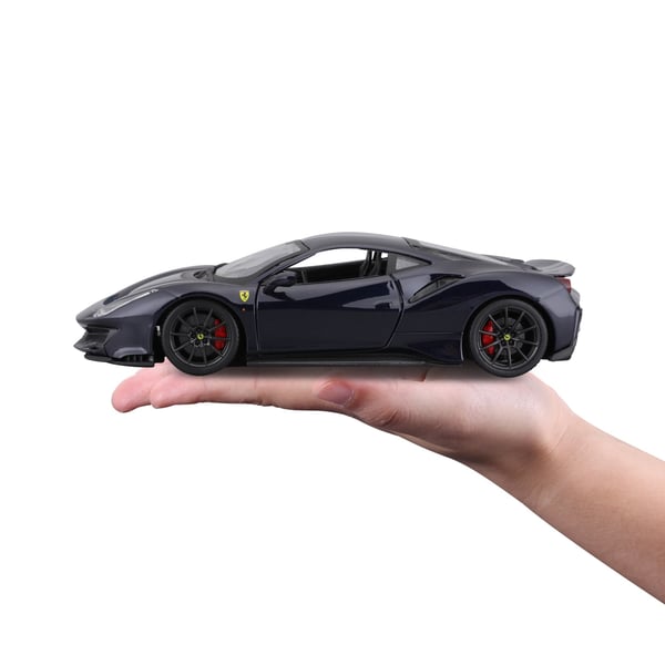 BBURAGO Ferrari 488 Pista 1:24 blau Urheiluauton pienoismalli Esikoottu