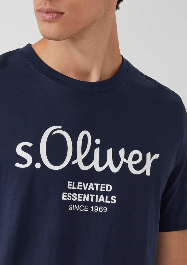 Miniatyrbillede 6 af 6: s.Oliver 2139909.59D1.M skjorte & top T-shirt Crew neck Kort ærme