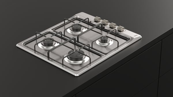 Teka E/60.3 40 Rustfrit stål Indbygget 60 cm Gaskomfur 4 zone(s)