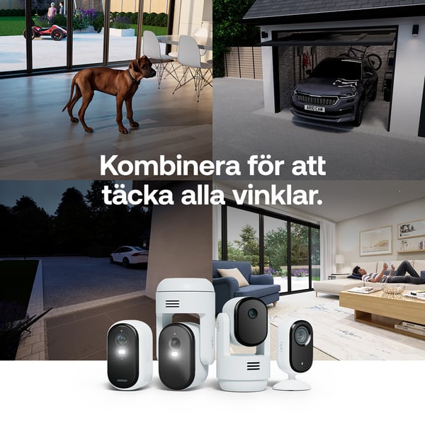 Miniatyrbild 10 av 10: Arlo Essential 3 FHD inomhusövervakningskamera 2-pack