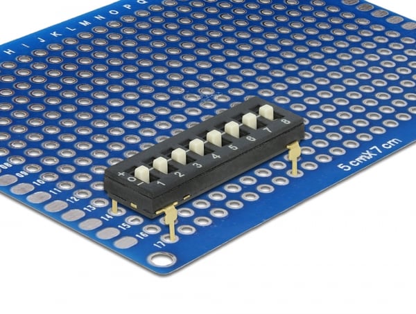 DeLOCK 66306 tilbehør til printkort (PCB) DIP-kontakt 2 stk