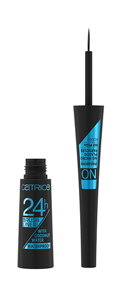 CATRICE 24H Brush eyeliner 3 ml Væske 010 Ultra Black Waterproof