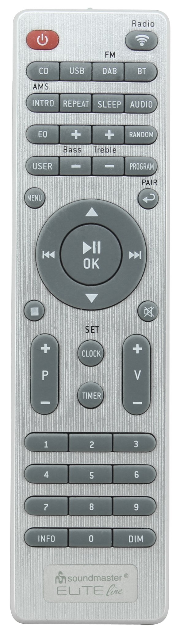 Pikkukuva 6 / 6: Soundmaster ICD2060SI radio Internet Musta, Metallinen