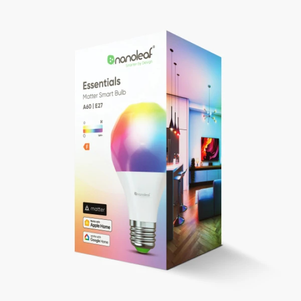 Nanoleaf NF080B02-1A19E LED-lamppu Multi 8,5 W E27