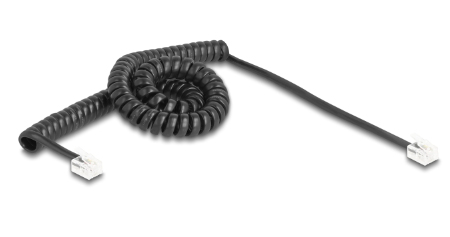 DeLOCK 90224 puhelinjohto 3 m Musta