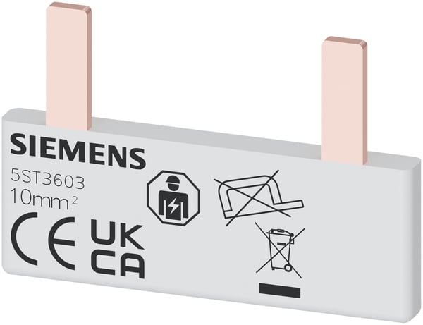 Miniatyrbillede 1 af 2: Siemens 5ST3603 samleskinnekomponent og tilbehør Grå 1 stk