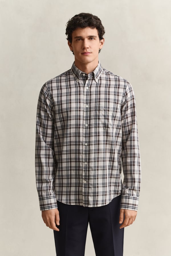 Miniatyrbild 4 av 7: Gant 3262020-214 Skjorta Button down-krage Långärmad Bomull, Lyocell