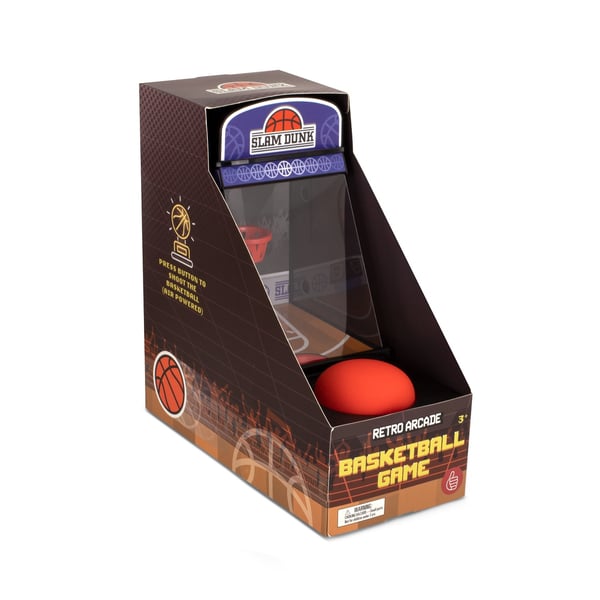 Miniatyrbild 6 av 10: Thumbs Up 1002728 arkadspel basket Batteri