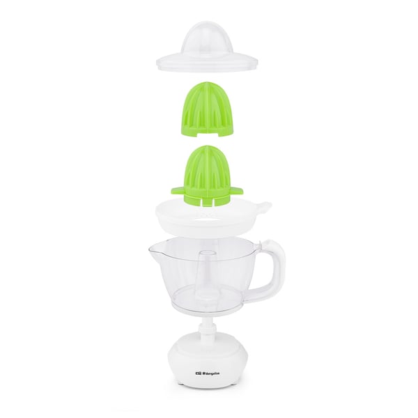 Miniatyrbillede 7 af 8: Orbegozo EP 2000 citruspresser og juicemaskine Slow juicer 40 W Grøn, Hvid