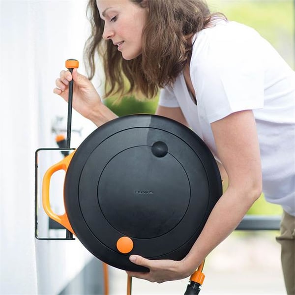 Fiskars Waterhweel S Stående rulle Sort, Orange