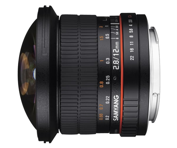 Samyang 12mm F2.8 ED AS NCS SLR Sort