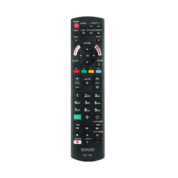 Miniatyrbillede 1 af 4: Savio RC-06 do TV Panasonic fjernbetjening IR trådløs Tryk på knapper