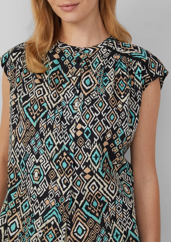 s.Oliver 2165763.99A2.48 skjorte & top Bluse Ærmeløs