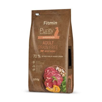FITMIN Purity GF Adult Beef 12 kg Voksen Bøf
