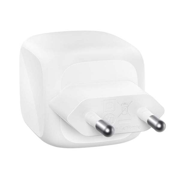Belkin BoostCharge 50W Dobbelt USB-C OPLADER M/-C KABEL