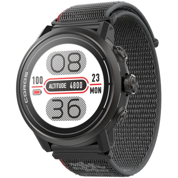 Coros Apex 2 3,05 cm (1.2") LCD 20 mm Digitaalinen 240 x 240 pikseliä Kosketusnäyttö Musta Wi-Fi GPS (satelliitti) Coros Apex 2 3,05 cm (1.2") LCD 20 mm Digitaalinen 240 x 240 pikseliä Kosketusnäyttö Musta Wi-Fi GPS (satelliitti)