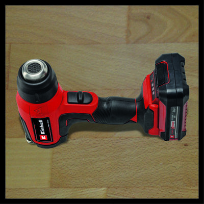Miniatyrbillede 7 af 10: Einhell TE-HA 18 Li Varmluftspistol 200 l/min 550 °C Sort, Rød