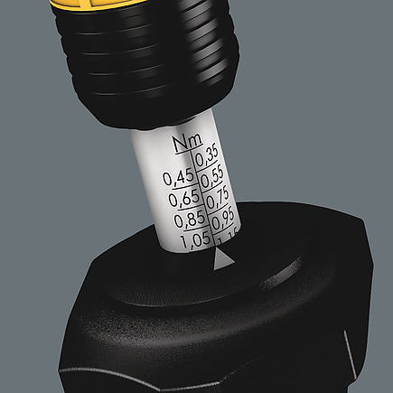 Miniatyrbillede 2 af 4: Wera Serie 7400 Kraftform ESD indstillelig momentskruetrækker (0,1-3,0 Nm) med Rapidaptor hurtigskift