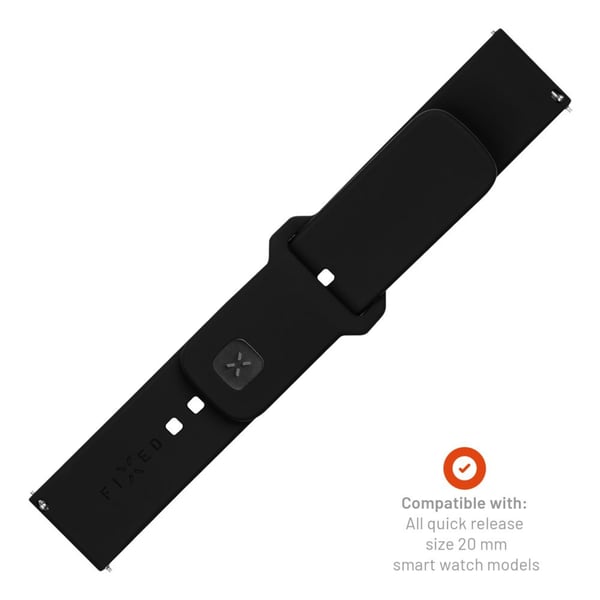 Pikkukuva 2 / 7: FIXED FIXSST2-20MM-BK kellon osa ja lisätarvike Kellon hihna