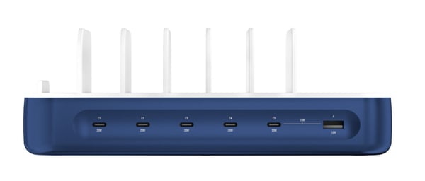 Miniatyrbillede 7 af 8: 4smarts 541279 oplader til mobil enhed Universel Marineblå, Hvid Vekselstrøm Hurtig opladning Indendørs