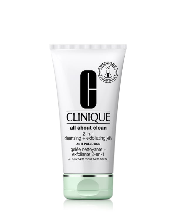 Clinique All About Clean 2-in-1 Cleansing + Exfoliating Jelly Rengöringsgel Kvinna 150 ml