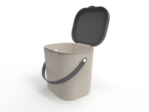 Rotho Albula 6 l Rektangulär Plast Cappuccino