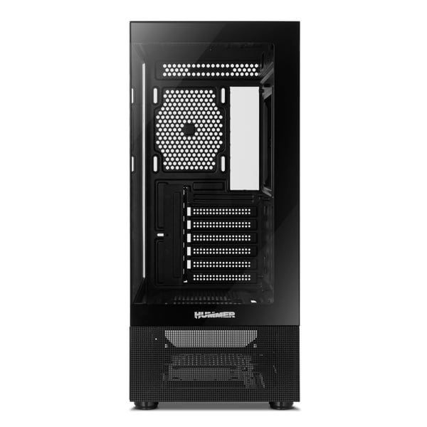Miniatyrbillede 7 af 13: NOX Hummer NXHUMMERVSNBK computeretui Midi Tower Sort
