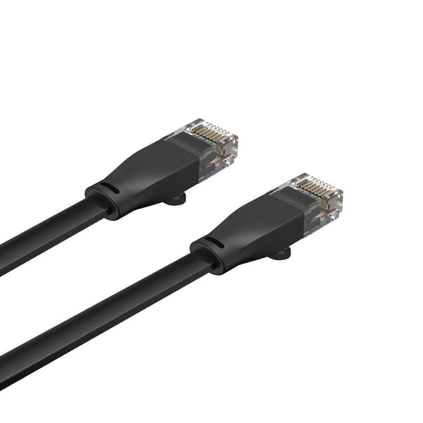 UNITEK C1813GBK netværkskabel Sort 15 m Cat6 U/UTP (UTP) Flad