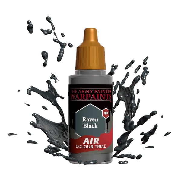 The Army Painter Warpaints Air: Raven Black Akryylimaali 1 kpl