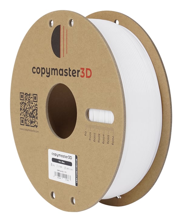 3D Prima Copymaster 3D Polylaktidsyra (PLA) Vit 1 kg
