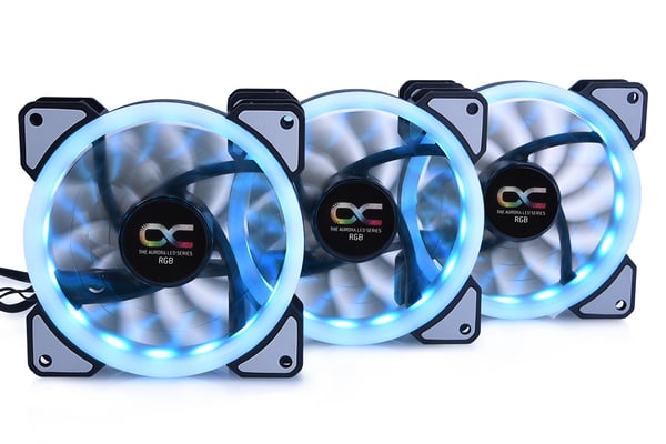 Alphacool Eiszyklon Aurora LUX Digital RGB Datorväska Fan 12 cm Transparent