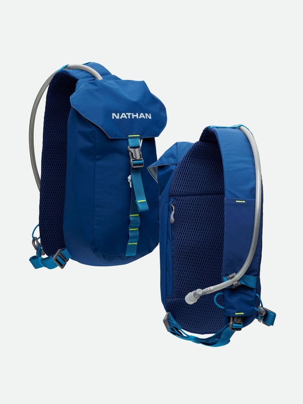 Miniatyrbild 5 av 8: Nathan Sports NS30450-60278-OSFM vätskesystem Löpning Midjeväska med vattensystem