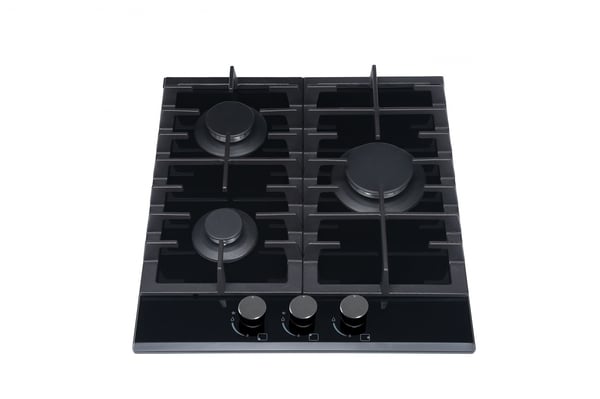 Miniatyrbillede 1 af 2: MPM 45-GMH-16 Sort Indbygget 45 cm Gaskomfur 3 zone(s)