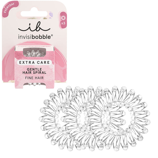 invisibobble Extra Care Crystal Clear håraccessoar Hårband 3 styck invisibobble Extra Care Crystal Clear håraccessoar Hårband 3 styck