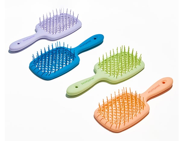 Muitomas HAIRBRUSHBL hårbørste og kam Voksen Paddle hårbørste Blå 1 stk