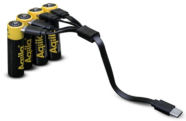 Miniatyrbillede 3 af 6: Aqiila 406093 husholdningsbatteri Genopladeligt batteri AA Lithium-Ion (Li-Ion)